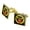 Gold, variant on Bon Jovi You Give Love a Bad Name Square Cufflink Set - Silver or Gold