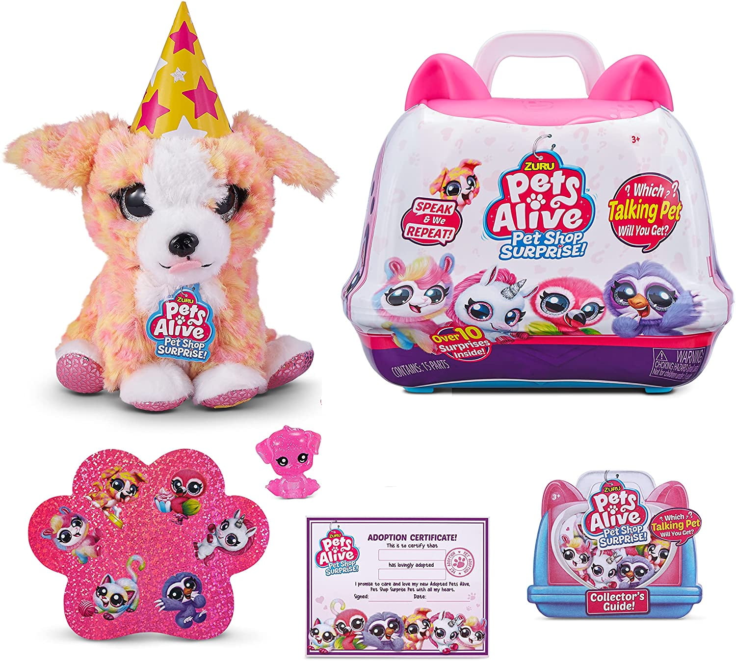 Pets Alive Pet Shop Surprise Puppy Surprise Interactive Toy Pets with