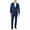 Navy Plaid, variant on Van Heusen Men's Stretch Performance Button Two Piece Business Suit Jacket and Pants, Navy Plaid, 40