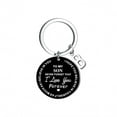 thumbnail image 4 of Creative DIY To My SON Black Stainless Steel Last Name 26 Letter Keychain 2.5cm, 4 of 7
