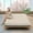 Beige, variant on ABORON Lambswool Japanese Floor Mattress,4 Inch Extra Thick Sleeping Bed For Floor,Roll Up Mmemory Foam Mattress , Folding Floor Lounger Guest Bed Pad