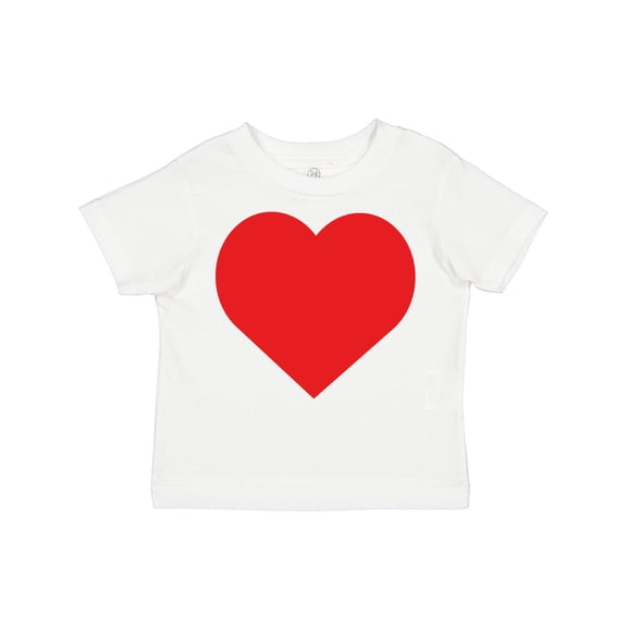 Inktastic Red Heart Boys or Girls Toddler T-Shirt