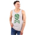 thumbnail image 3 of Irish Skull Crossbones St Pattys Day Tank Top T Shirts Men Women Brisco Brands L, 3 of 5