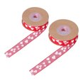 thumbnail image 3 of Ribbon,2pcs Red Ribbon 1.5cm/0.6in Satin Ribbon Ribbonfor Gift Wrapping Compact and Lightweight, 3 of 9