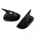 thumbnail image 5 of 1Pair Rear View Mirror Housing Horn Trim Cover For Kia Carbon Fiber, 5 of 5