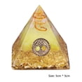 thumbnail image 2 of Crystal Pyramid Healing Energy Meditación Cristales Home Office Decor (B) JShteea  Libre de BPA, 2 of 8