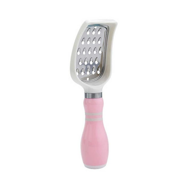 Yuarrent Rallador de cocina, picador de verduras y ensalada, rebanador de acero inoxidable, peladores manuales de frutas, triturador de zanahorias, Cocina y Comedor Rosa Yuarrent HA080306-02