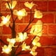 thumbnail image 5 of Árbol de Kapok con luz LED | Árbol de Navidad a pilas de 24 luces blancas cálidas | Decoración navideña para interiores, ideal para mesa y suelo | Decoración de Halloween y Pascua, 5 of 6