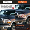 thumbnail image 2 of Conjunto de faros AXLAHA para Dodge Ram 1500 2500 3500, par, 2 of 9