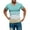 Mint Green, variant on Aayomet Plain Cotton T Shirts for Men Mens Relaxed Fit Short Sleeve T Shirt Heat Gear Long Sleeve Brown,L