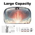 thumbnail image 3 of Independence Day Waterproof Oxford Fabric Charger Case with Charger Pouch, Cable Organizer, and Cord & Cable Organizer- Digital Travel Bag- 5.9x9.44x3.14 in, 3 of 6