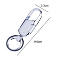 thumbnail image 2 of Stainless Steel Key Rings Key Holder for Car Keys Heavy Duty Keyring Accessories, 2 of 5