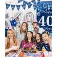 thumbnail image 2 of YANSION Happy 40 Anniversary Party Banners Multicolor, 0.55 lb, 2 of 9