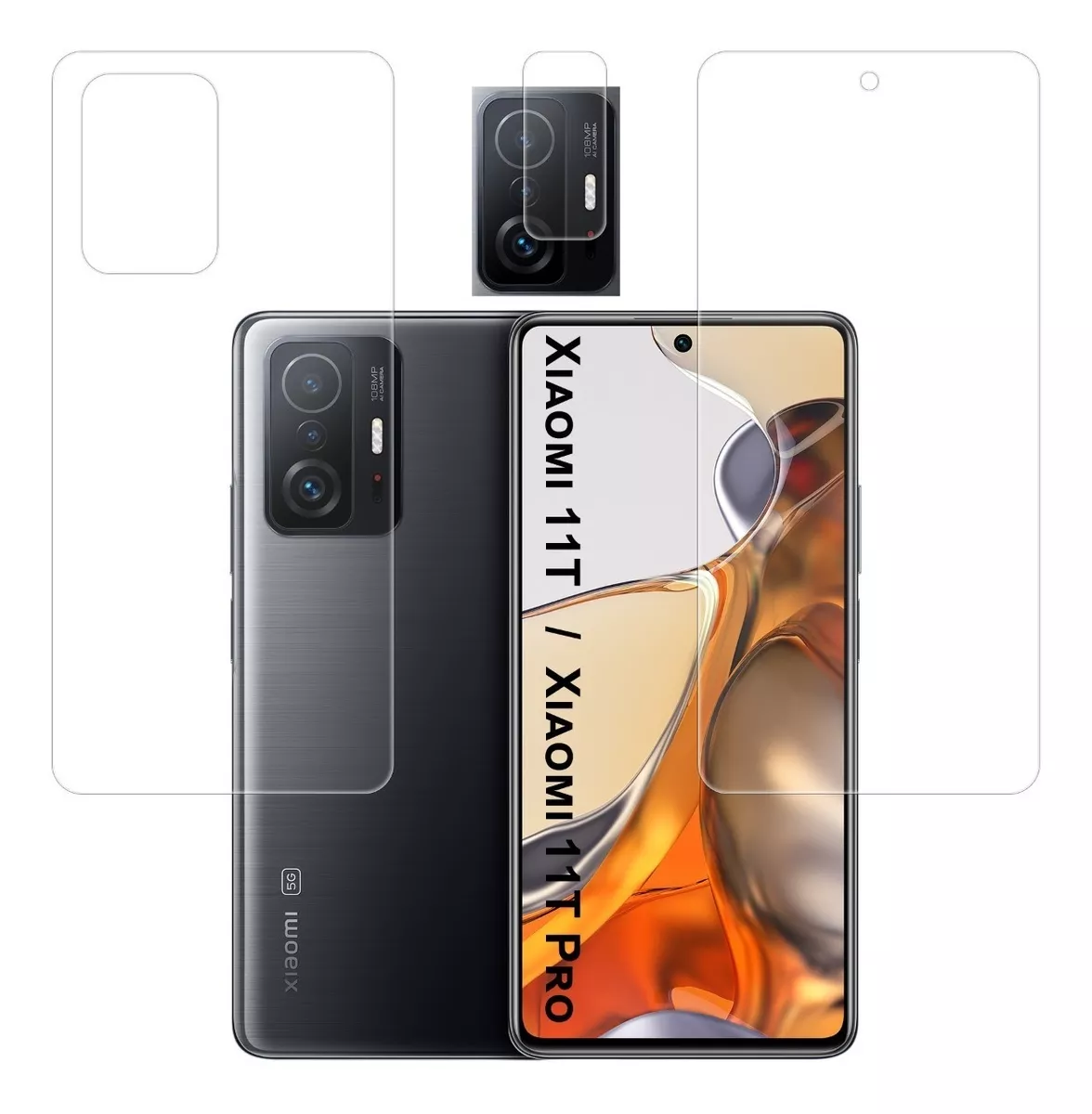 Protector De Pantalla De Hidrogel Para Xiaomi 11T/11T Pro 5G - 3 Unidades, HD, Autoreparable, Fácil Instalación
