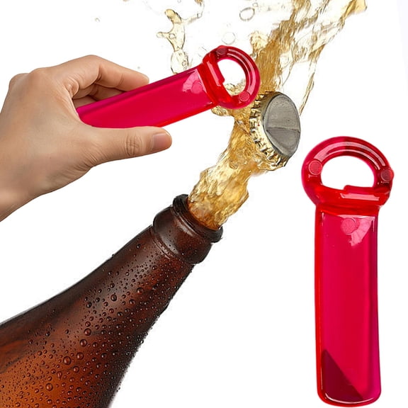 Hometravel Colorful Plastic Bottle Opener, Handheld Easy Open Tool for Soda Beer and Bottles, Practical Kitchen Gadget for Home Bar Party, Compact Tool for Picnic Travel Outdoor