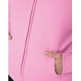 thumbnail image 5 of Hanes Just My Size EcoSmart Women's Full-Zip Fleece Hoodie (Plus ) Spirited Pink 3X, 5 of 6