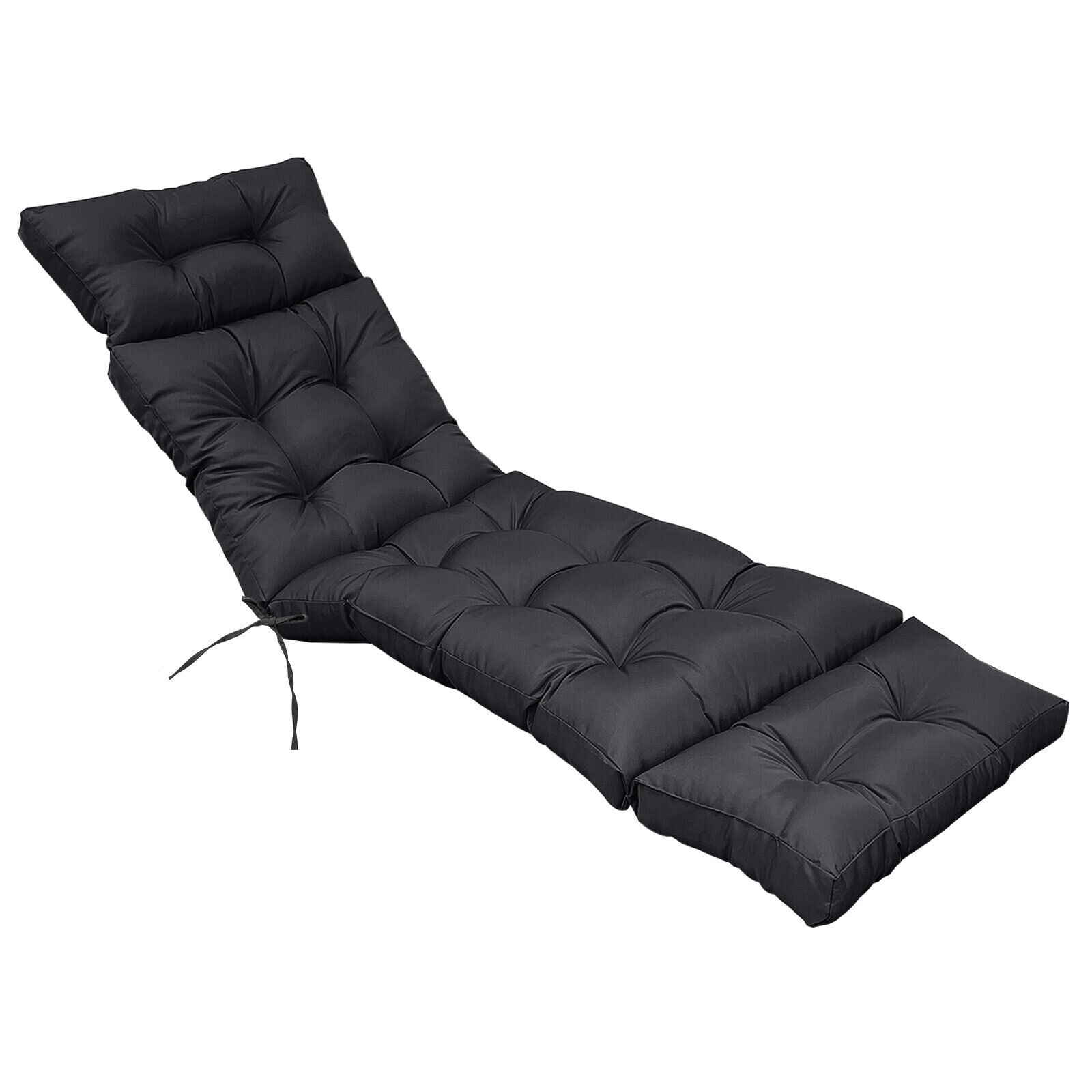 Outdoor Lounge Cushion Patio Chaise Replacement 71 x 20 Inch Rocking Cushion for Furniture Sofa Non Slip Beach Pool Recliner Sunbathing Chair Pads with Headrest
