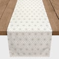 thumbnail image 3 of Creative Products Geometric Star Pattern Khaki 16x72 Poly Twill Table Runner, 3 of 3