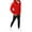 Black, variant on Mens Sweat Suits Sets Clothes Jogging Suits Winter Sports Casual Fitness Set with Dots Hoodie Sweatshirt and Pants