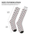 thumbnail image 2 of Lsque Christmas Dachshund Pattern Sport Compression Socks for Men & Women 15-20 mmHg Knee High Nurse Pregnant Running Medical and Travel Athletic, 2 of 6