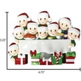thumbnail image 4 of Personalized Family of 9 Christmas Ornament 2024 - First Christmas Ornament Christmas Dinner Decor, 4 of 9