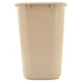 thumbnail image 2 of Deskside Plastic Office Wastebasket, Rectangular, 7 gal, Beige | Bundle of 10 Each, 2 of 2