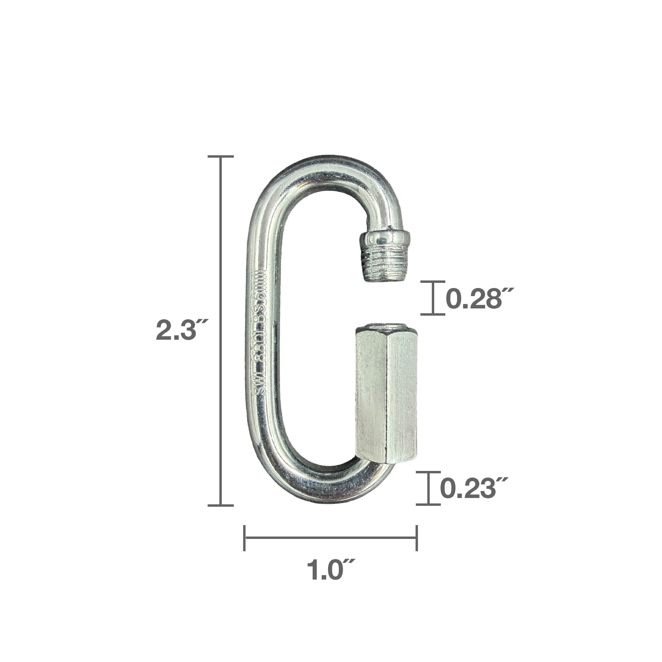 (2 pack) 1/4" Quick Link, Zinc Plated, Peerless Chain Company, #4721238