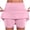 🔥 Pink_New, variant on Dianli Skort Sport Women Solid Color Mid Waist Skirt Pants Breathable A Line Bottoming Skort With Built In Shorts Quick Dry Tennis Golf Active Skort Casual Wear