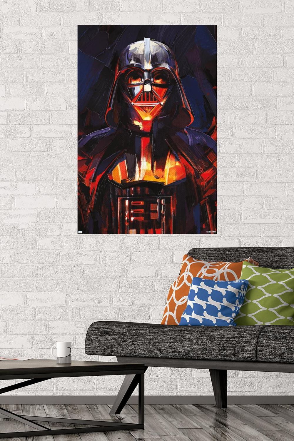 Star Wars: Obi-Wan Kenobi - Darth Vader Painting Wall Poster, 22.375" x 34"