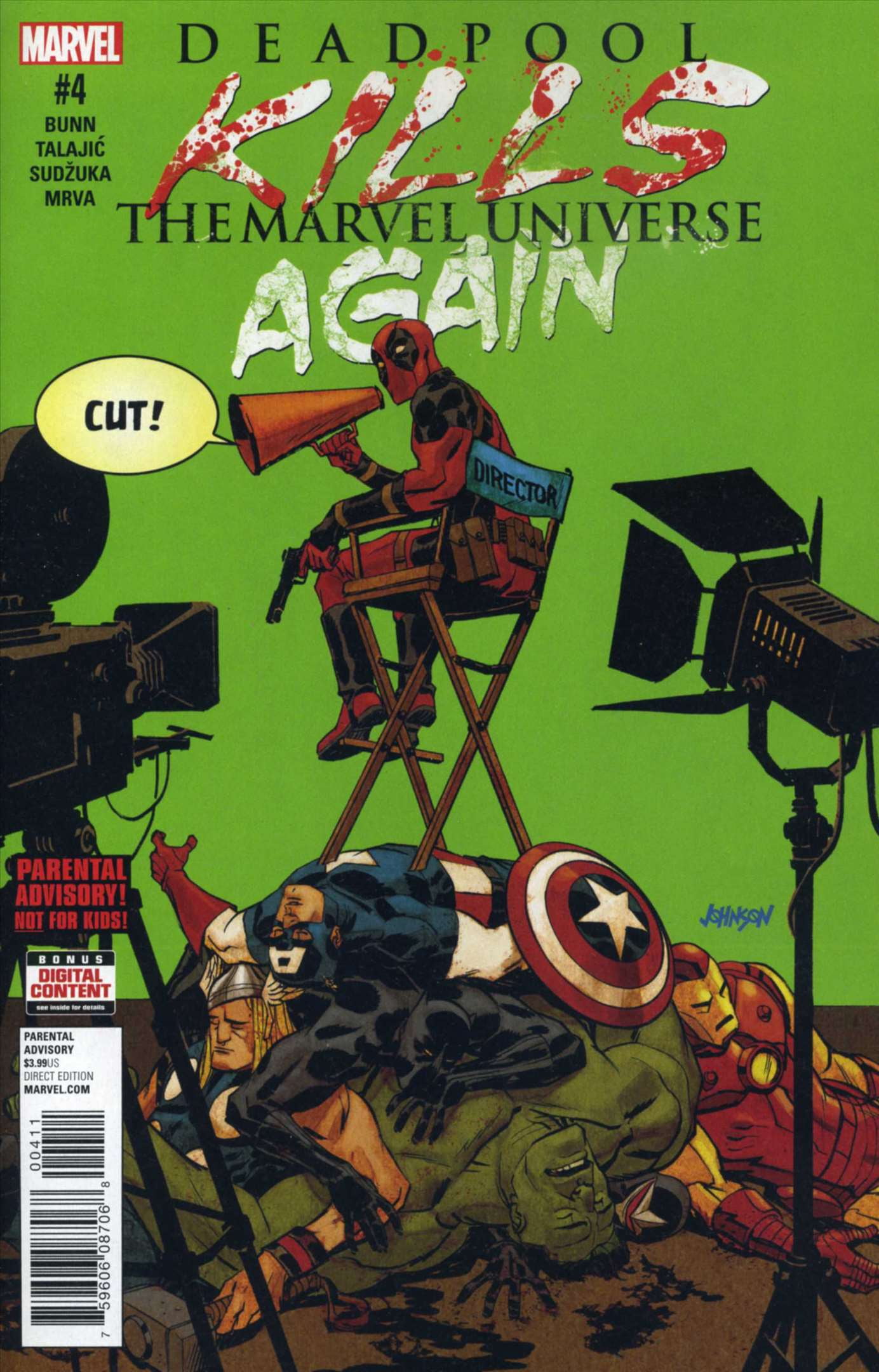 Cover of Deadpool Kills the Marvel Universe Again #4