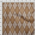 thumbnail image 4 of oneOone Cotton Poplin Brown Fabric Argyle Fabric For Sewing Printed Craft Fabric By The Yard 42 Inch Wide, 4 of 4