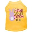 thumbnail image 3 of Mirage Pet Shake Your Cotton Tail Screen Print Dog Shirt Yellow XL, 3 of 3