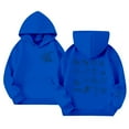 thumbnail image 5 of Toddler Girls Hoodies Sweatshirts Soft Pullover With Hood Casual School Outdoor Clothes Blue Size 3-4T, 5 of 7