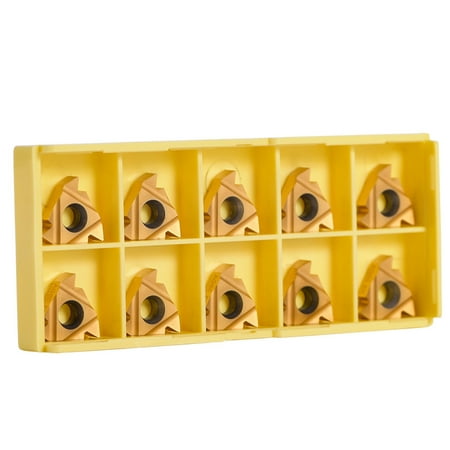 

10Pcs/set CNC Carbide Tips Inserts Blade Cutter Lathe Turning Tool with Box