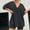 Black, variant on NMMUED Short Sets for Women, 2 Piece Sets for Women Summer, V Neck T Shirts for Women, Lounge Shorts Women, Lounge Sets for Women, Navy L