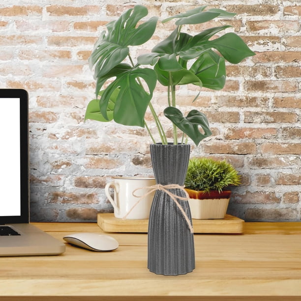 unbranded Planta Artificial De Escritorio Monstera Decorativa Y Resistente Para Ambientes Interiores