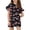 Black, variant on 4th of July Girls Summer Outfits 2 Piece Sets American Flag Ruffle Short Sleeve Crew Neck Shirts and Shorts Set Kids Clothes