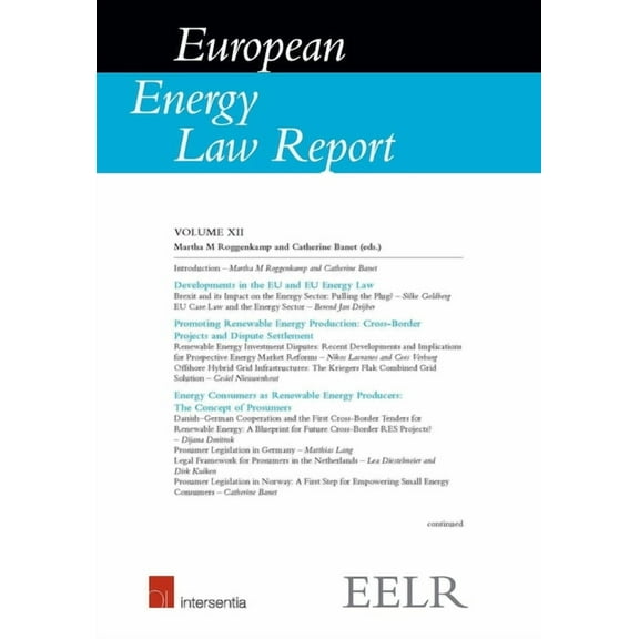 European Energy Law Reports: European Energy Law Report XII (Series #12) (Edition 1) (Paperback)