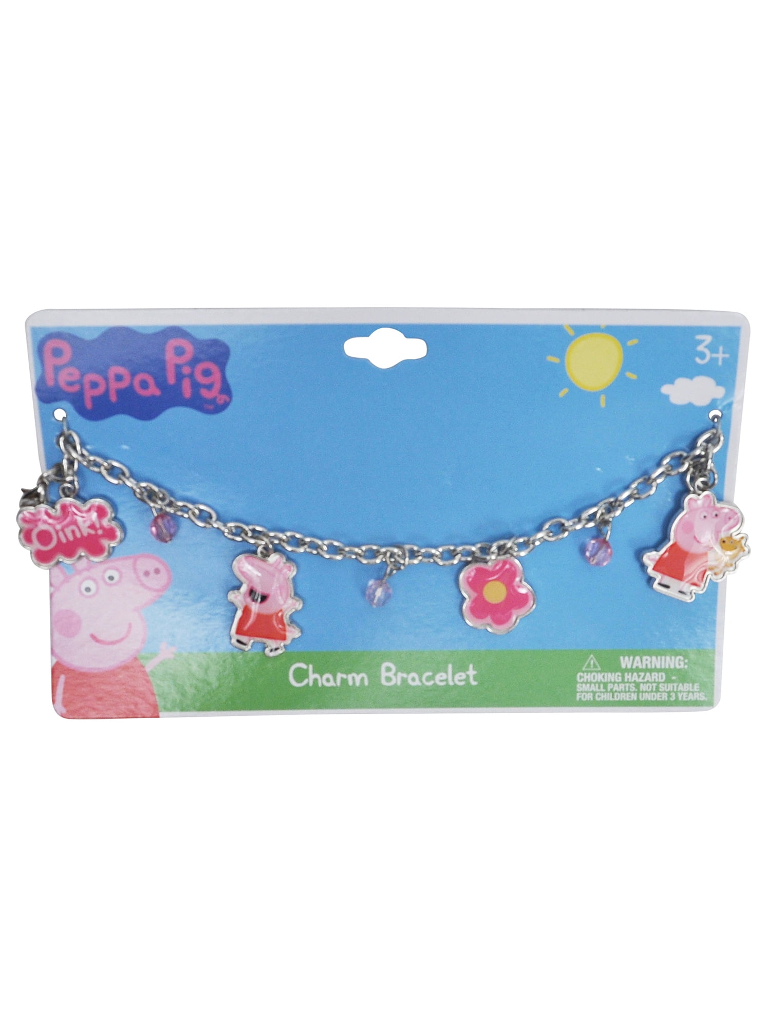 Girls Peppa Pig Charm Bracelet