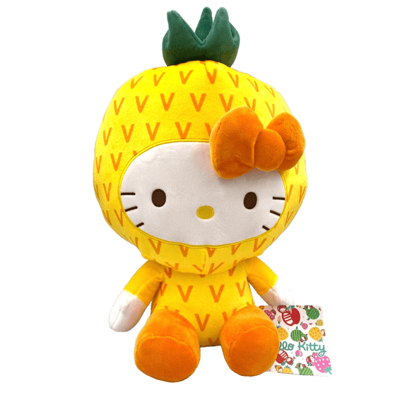 Hello Kitty Plush Toy Yellow Pineapple Suit 9 inch Plush Doll