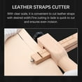 thumbnail image 2 of Labymos Adjustable Leather Straps Cutter Leather Belt Cutting Tool Wooden Leather Strips Cutter DIT Hand, 2 of 7