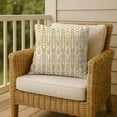 thumbnail image 5 of Creative Products Herringbone Print Yellow 18 x 18 Indoor / Outdoor Pillow, 5 of 8