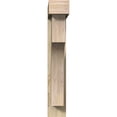 thumbnail image 2 of Ekena Millwork 6"W x 28"D x 36"H Westlake Block Rough Sawn Bracket w/ Offset Brace, Douglas Fir, 2 of 25