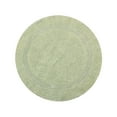 thumbnail image 3 of Better Trends Round Bath Mat 30" Diameter Elegant Reversible Bath Rug, Extra Soft Cotton for Ultimate Comfort, Absorbent, Ideal for Half Baths and Powder Rooms, (Sage) Lux Collection, 3 of 6