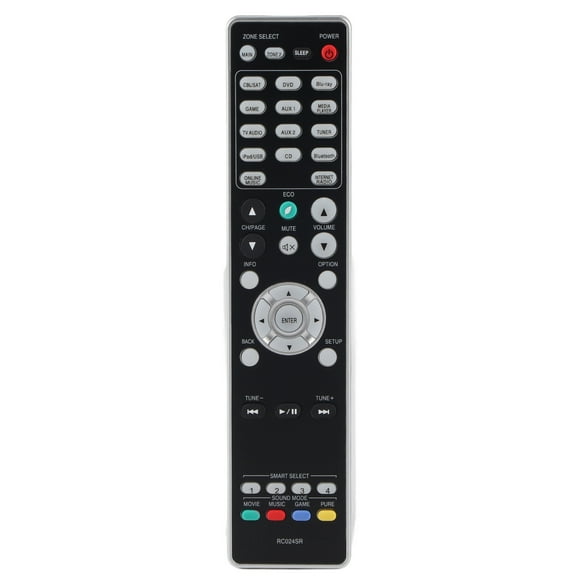 Emoshayoga Télécommande Audio, télécommande de Remplacement pour Marantz SR6009 SR6010 SR6011 RC020SR RC021SR RC024SR RC025SR RC033SR RC034SR
