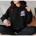 thumbnail image 2 of GOOD THINGS ARE COMING Graphic Unisex Fleece Hooded Sweatshirt, 2 of 6