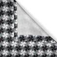 thumbnail image 4 of Ambesonne Black and Grey Valance Pack of 2, Pinwheel Circles, 54"X18", Black Grey White, 4 of 5