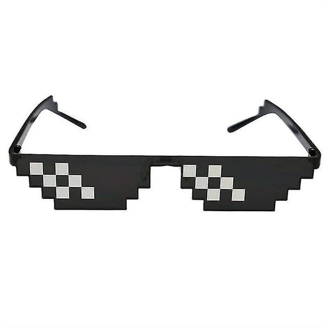 Gafas de fiesta para hombre y mujer, gafas vintage mosaico Uv400 pixeladas ShuxiuWang 8390613418944