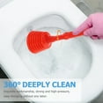Axio 2 Pcs Toilet Sink Plungers Rubber Toilet Cleaner Practical Toilet