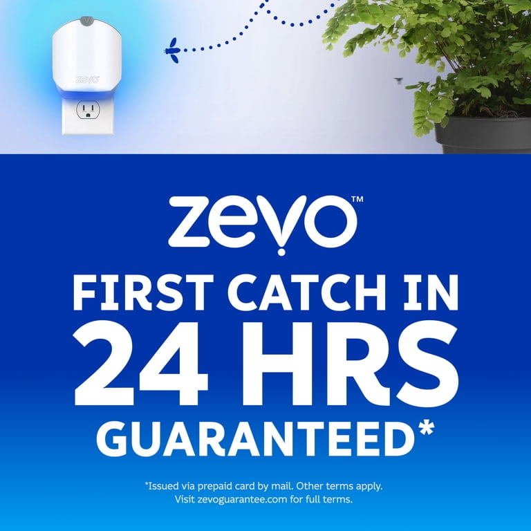 Zevo Compact Flying Insect Trap - 1 Plug In Device & 1 Cartridge